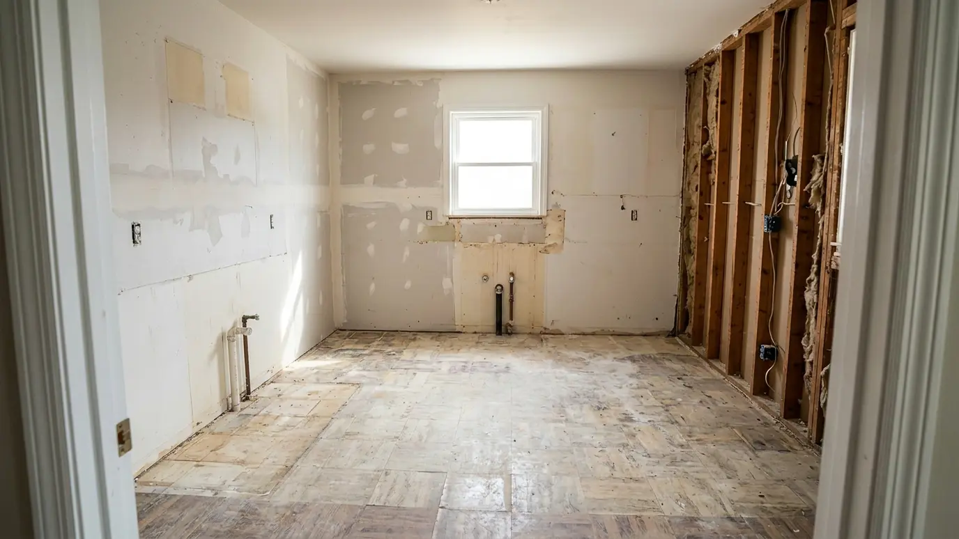 After: Renovation cleanup | Music City Junk After: a kitchen mid-remodel with a clean, finished kitchen ready to enjoy