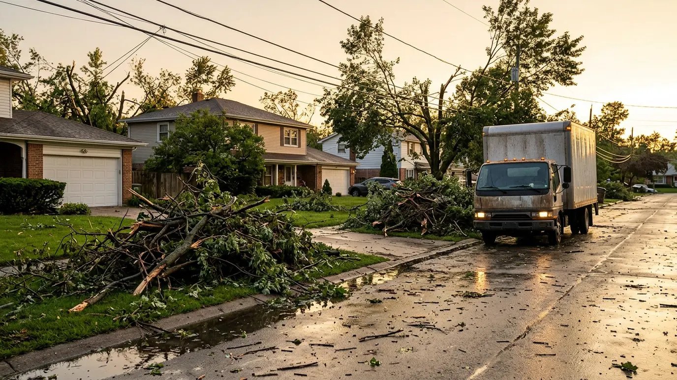 Storm Cleanup After Severe Weather: Safety First, Then Hauling