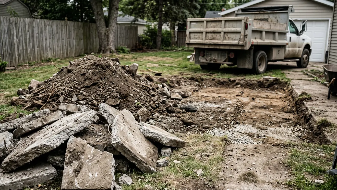 Concrete and Dirt Removal in Nashville and Middle Tennessee