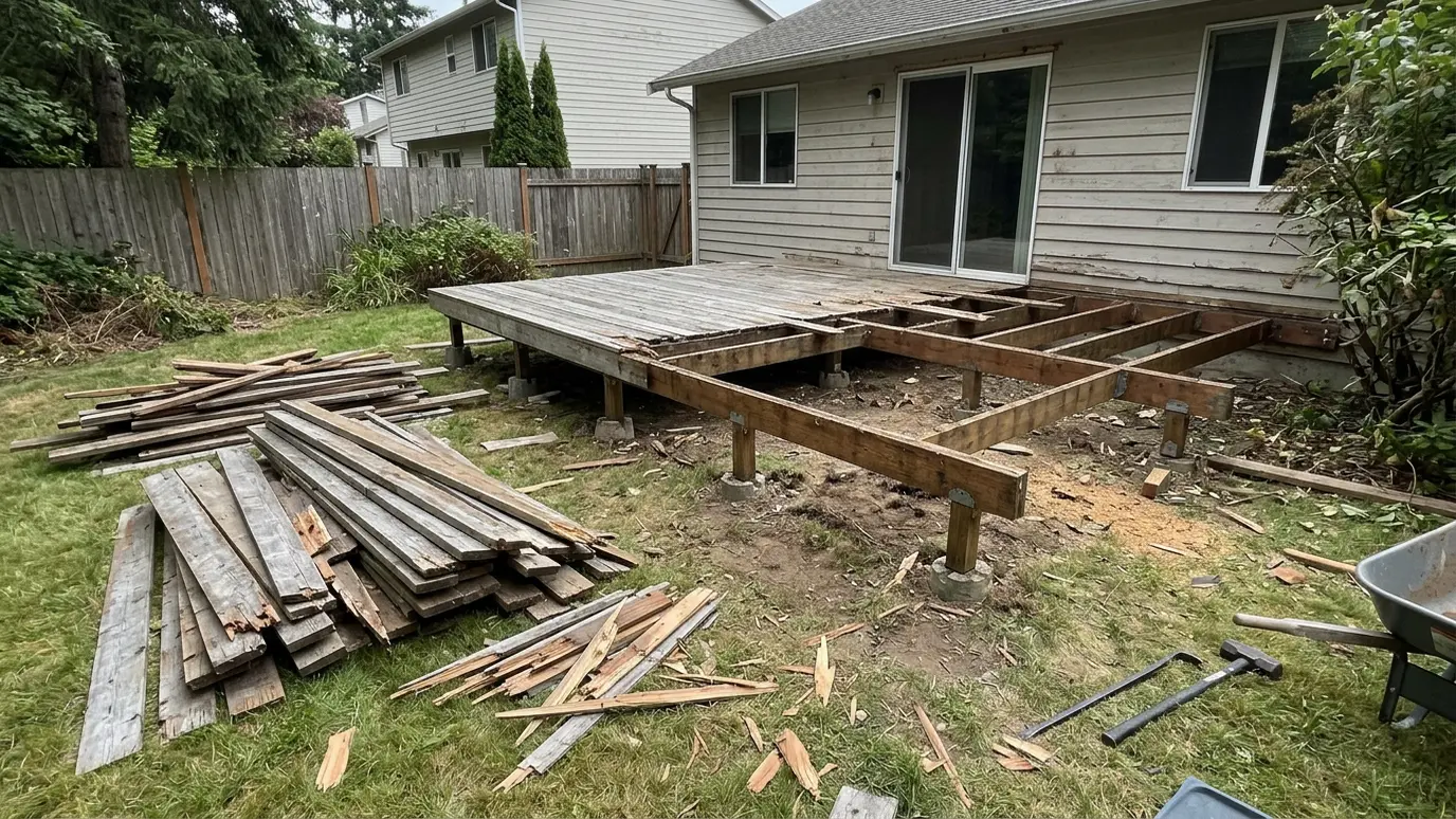 Deck and Fence Demolition in Nashville and Middle Tennessee