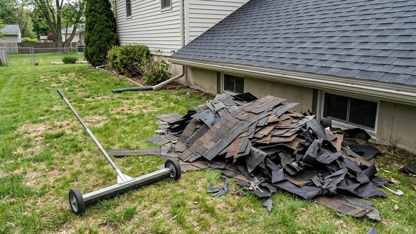 Roofing Debris Removal in Nashville and Middle Tennessee
